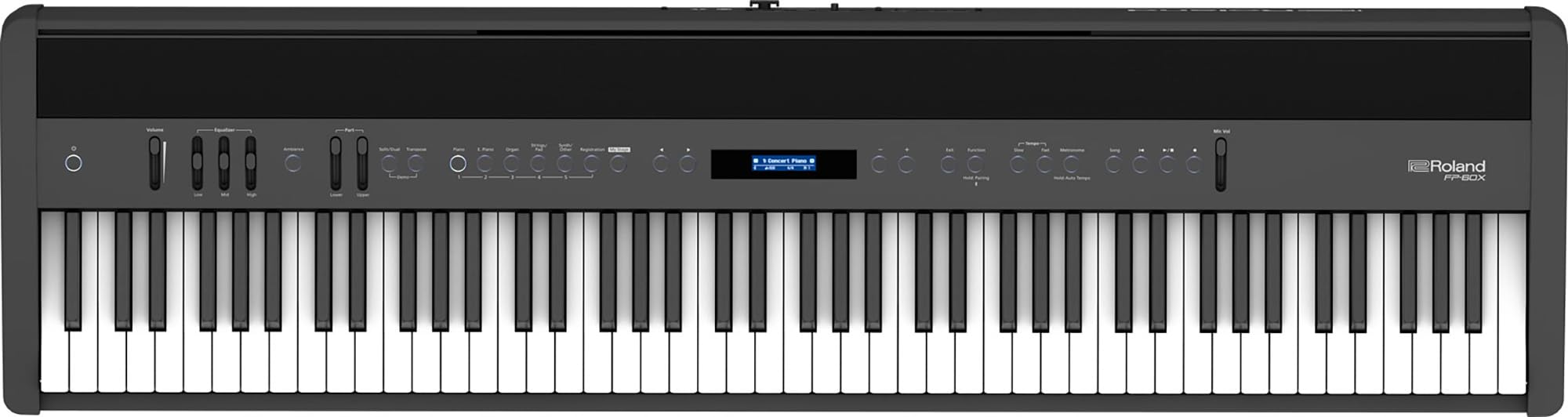 Roland FP-60X 88-Key Digital Piano - Black w/ Sustain Pedal
