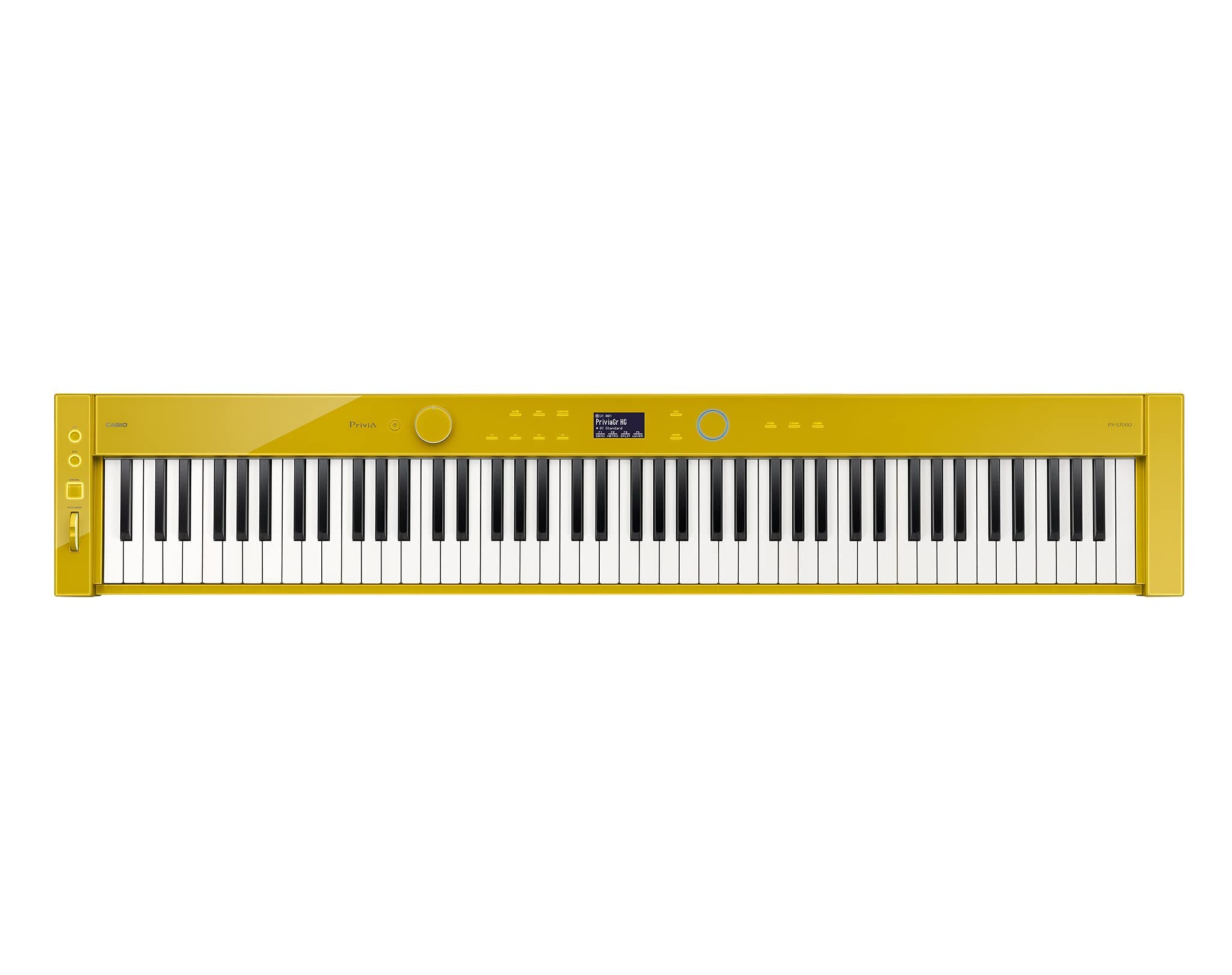 Casio PX-S7000 Privia Slim Digital Piano - Harmonious Mustard w/ Furniture Bench