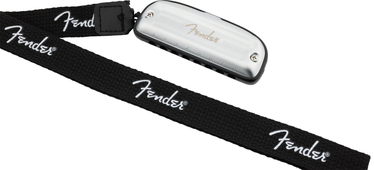 Fender Blues Junior Diatonic 8-Hole Harmonica - Key of A w/ Austin Bazaar Instructional Manual