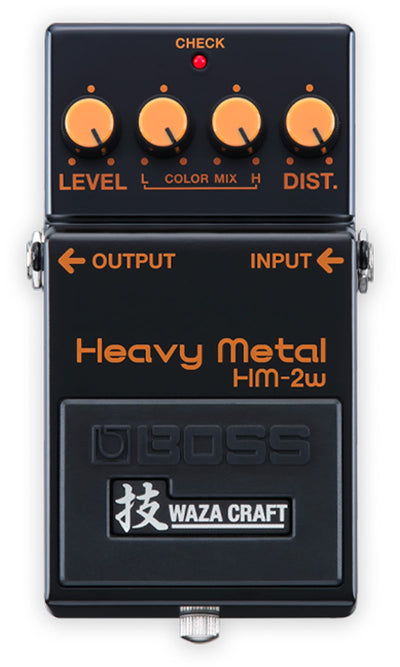 Boss HM-2W Waza Craft Heavy Metal Distortion w/ Instrument Cable