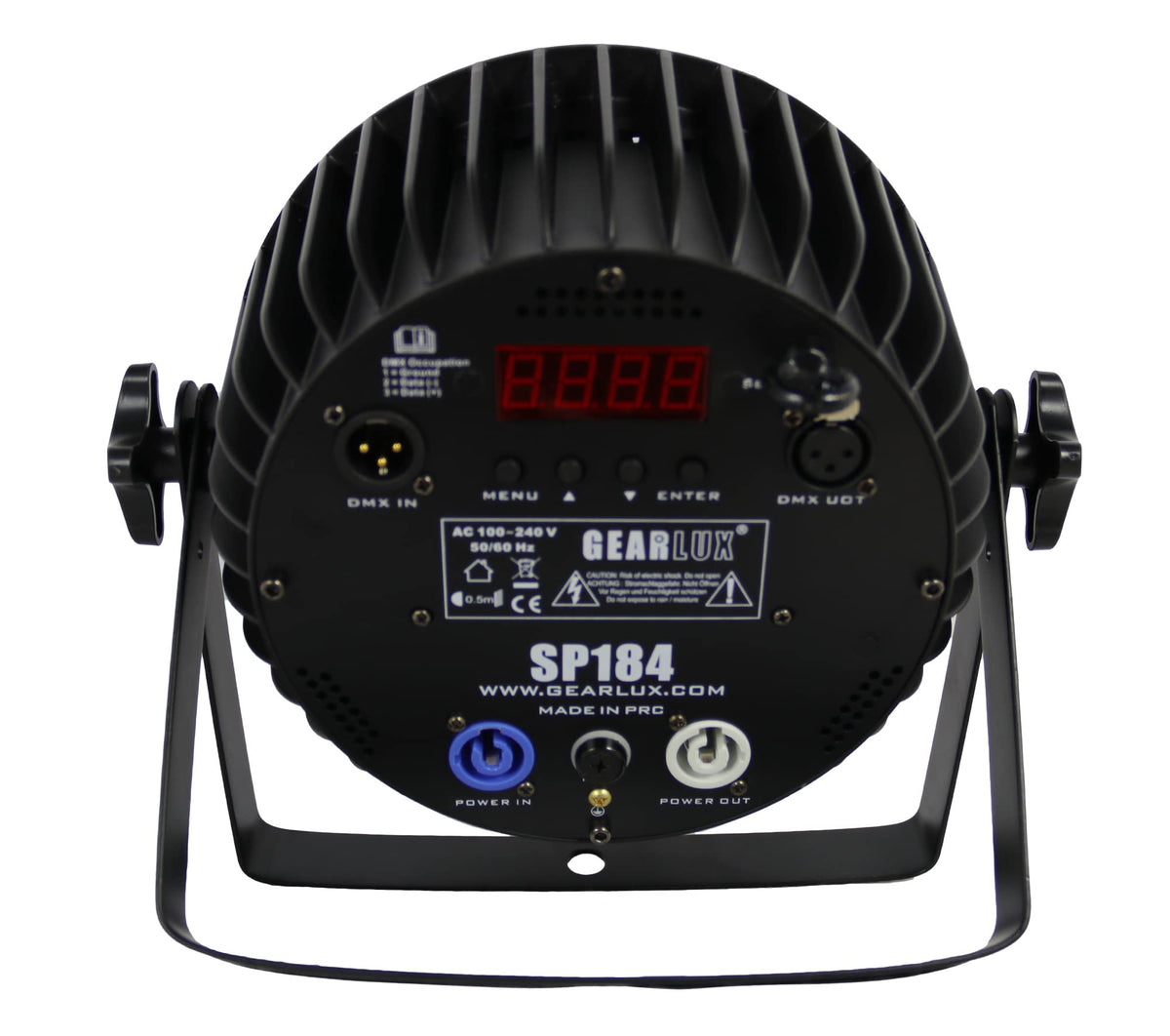 Gearlux SP184 18-LED 10-Watt RGBW Four-in-One LED PAR Stage Light