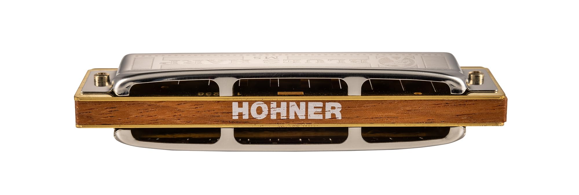 Hohner 532 Blues Harp MS Harmonica - Key of D w/ Instructional Manual