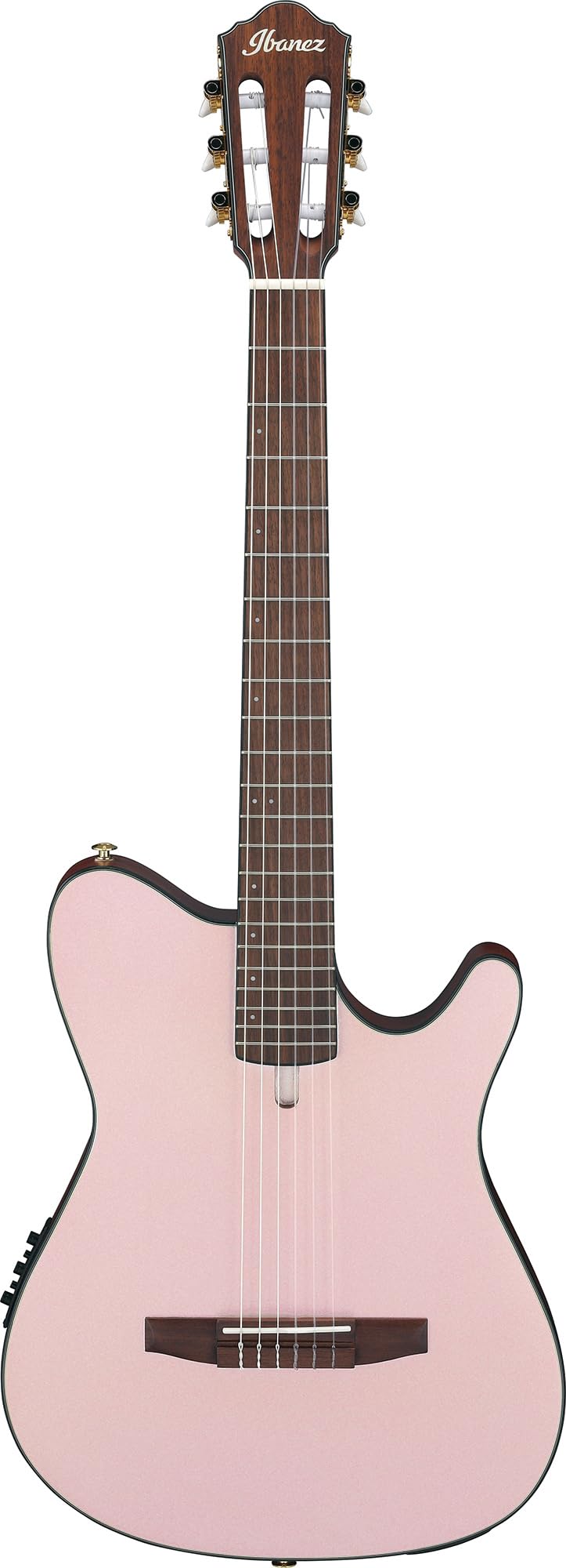 Ibanez FRH10N FRH Nylon String Acoustic-Electric Guitar - Rose Gold Metallic Flat w/ Case