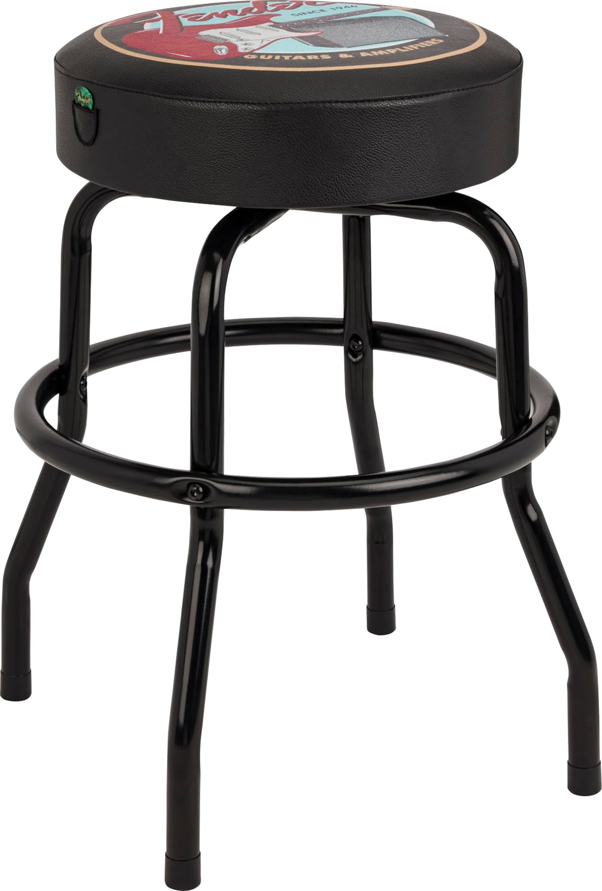 Fender Guitars and Amps Pick Pouch Black Barstool w/ Picks