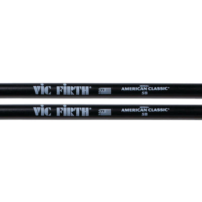 Vic Firth American Classic 5B Black Drumsticks - 3 Pack