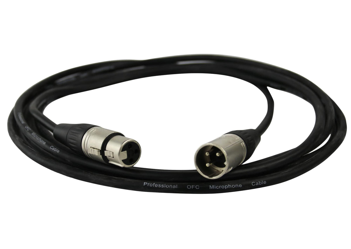 Gearlux 6-Foot XLR Microphone Cable - 2 Pack