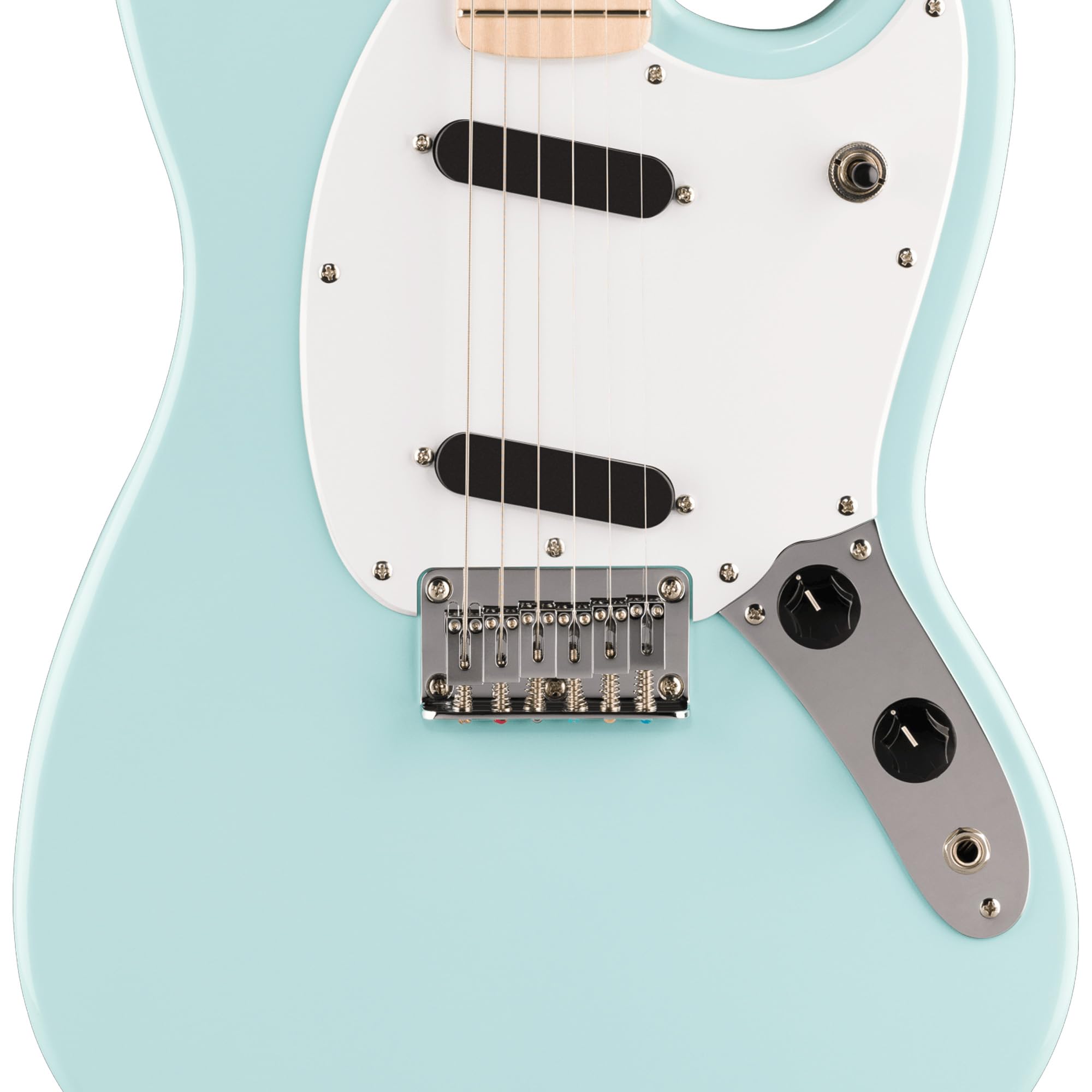 Fender Squier Sonic Mustang SS Electric Guitar - Daphne Blue w/ Tuner