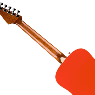 Fender FA-15 3/4-Scale Kids Steel String Acoustic Guitar - Red w/ Gig Bag