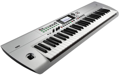 Korg i3 Music Workstation - Matte Silver w/ Adjustable Stand