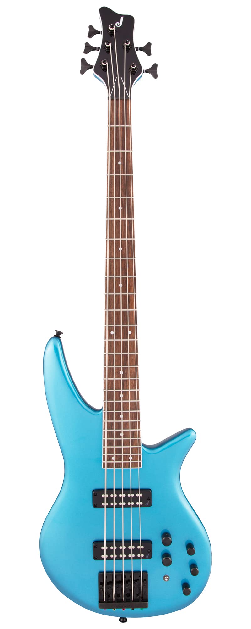 Jackson X Series Spectra Bass SBX V Bass Guitar - Electric Blue w/ Instrument Cable