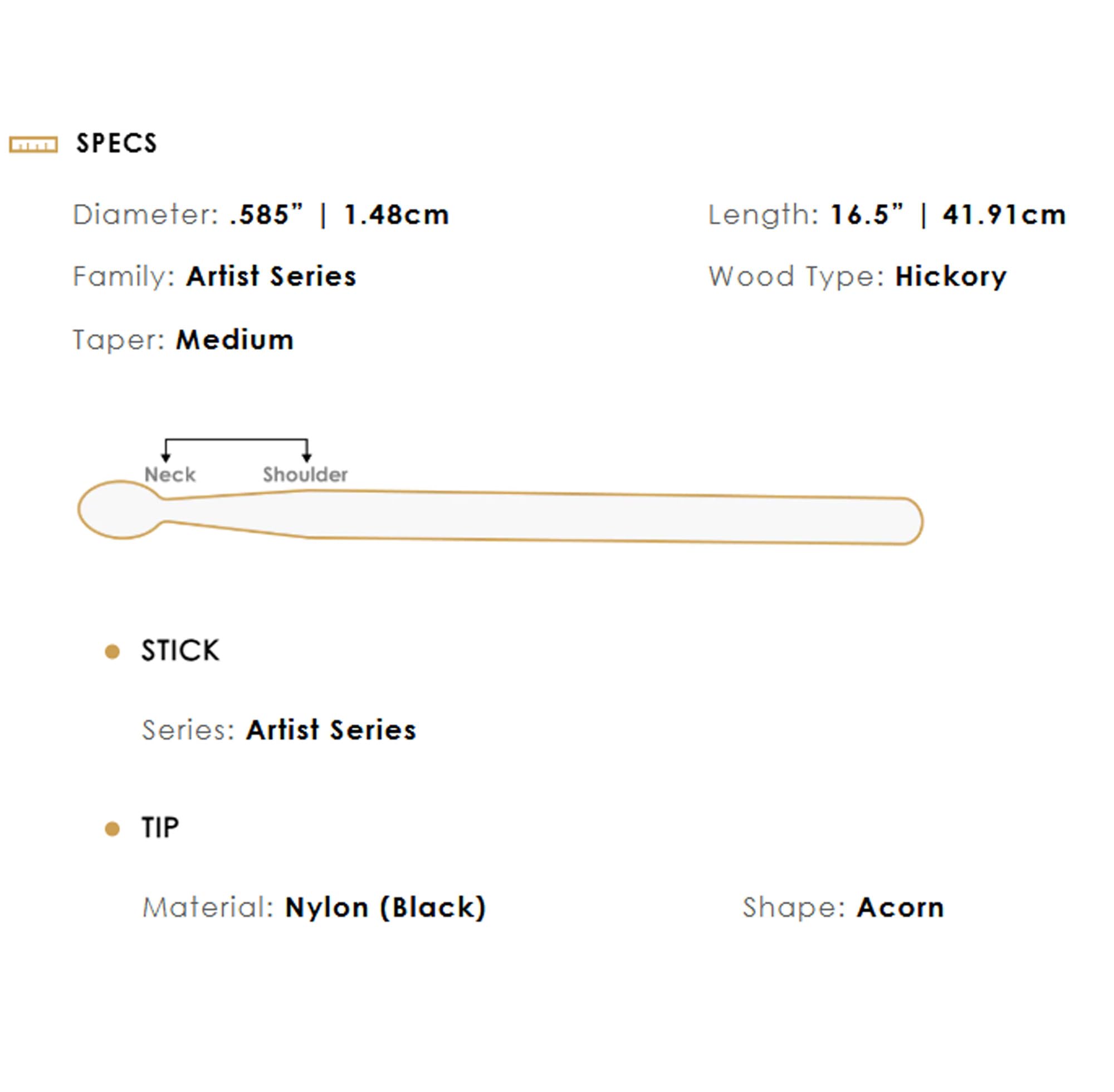 Zildjian ZASAY Adrian Young Artist Series Drumsticks - 3 Pack