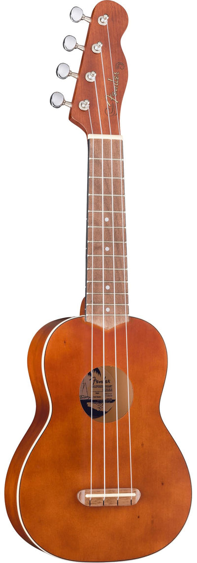 Fender Venice Soprano Ukulele - Natural w/ Gig Bag