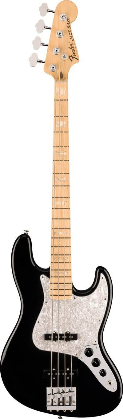 Fender USA Geddy Lee Jazz Bass - Black w/ ABS Molded Case