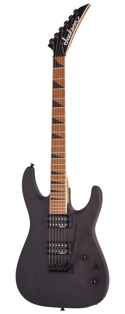 Jackson JS Series Dinky Arch Top JS24 DKAM Electric Guitar - Black Stain w/ Instrument Cable
