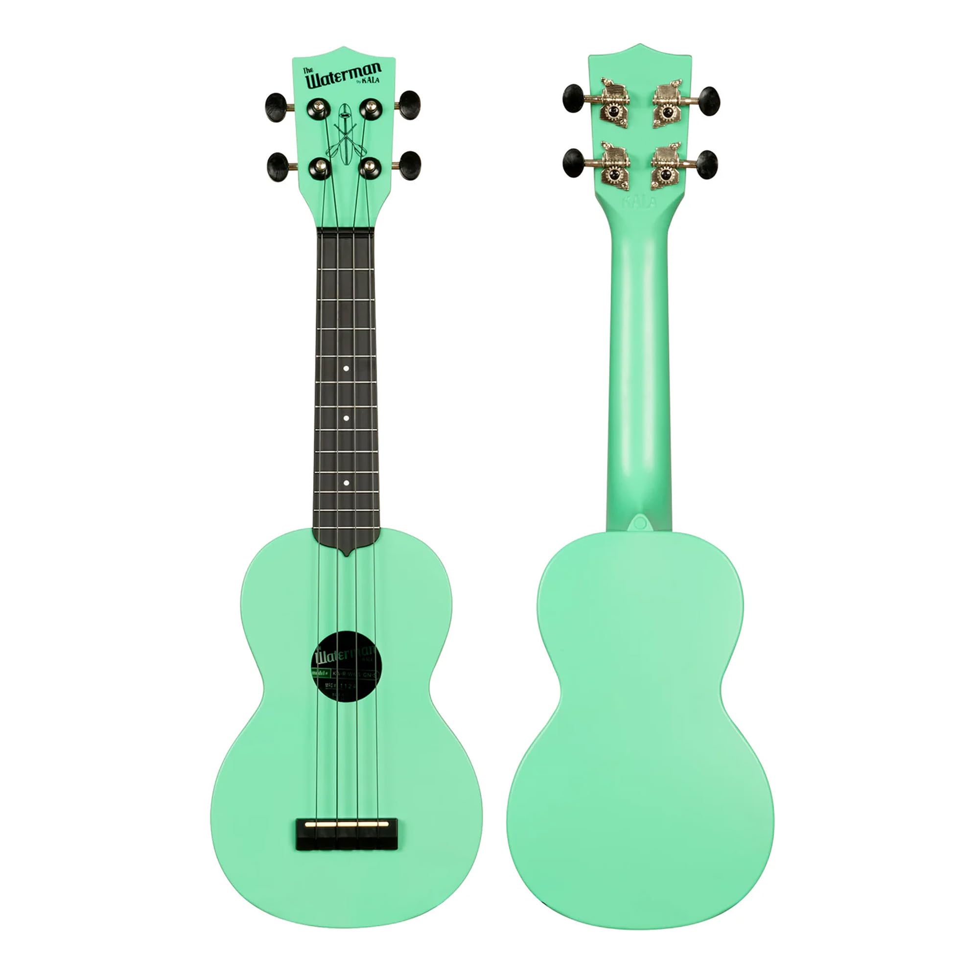 Kala KA-R-WMS-GN-S Soprano Recycled Waterman Ukulele - Sea Foam Green