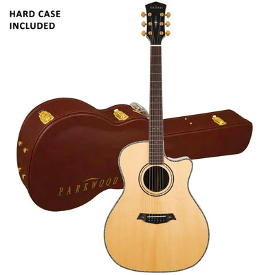 Parkwood GA880 ADK Grand Auditorium Cutaway Semi Acoustic Guitar - Natural