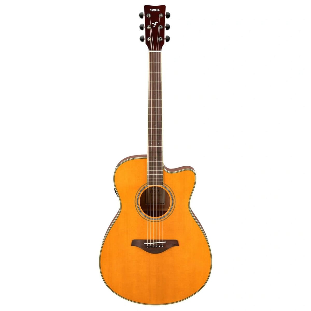 Yamaha FSC-TA TransAcoustic Concert Cutaway Acoustic-Electric Guitar - Vintage Tint