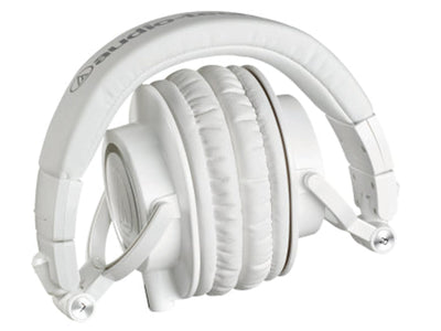 Audio-Technica ATH-M50x Professional Monitor Headphones - White w/ Case