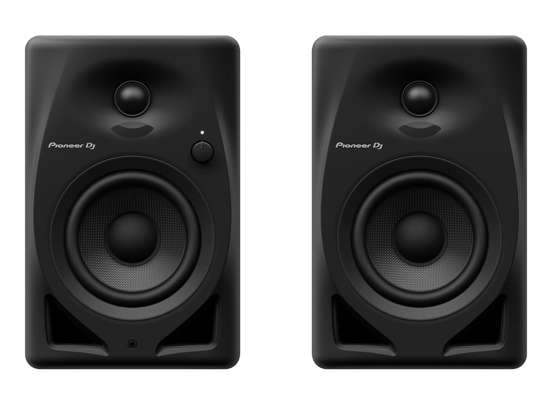 Pioneer DJ DM-40D 4-Inch Desktop Active Monitor Speaker - Black w/ Laptop Stand
