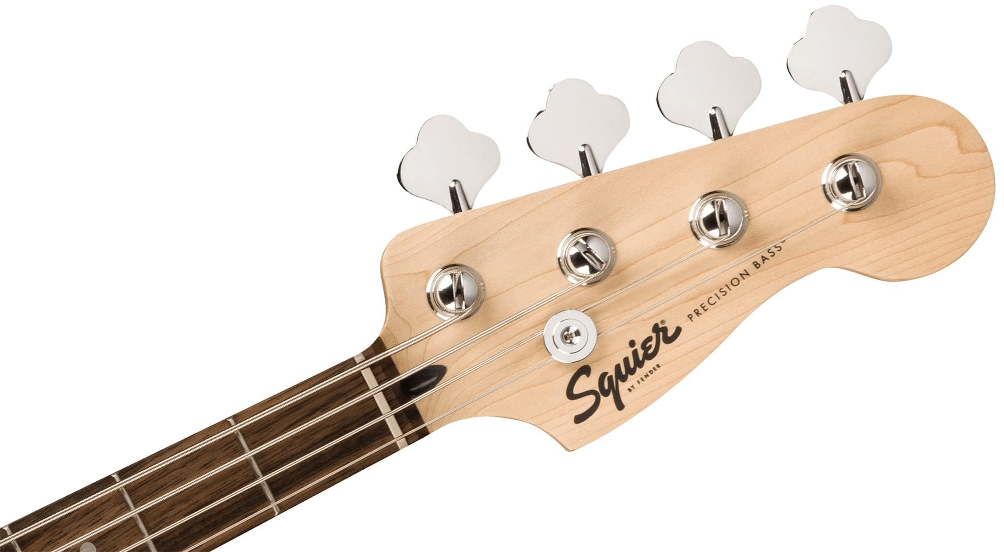 Fender Squier Sonic Precision Bass Guitar - Black w/ Mustang Micro