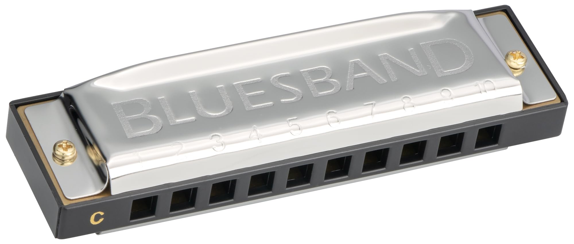 Hohner 1501 Blues Band Harmonica Three Pack with C, G, and A Keys w/ Pouch