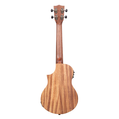 Kala KA-TK-T-CE Teak Tri-Top Tenor Acoustic-Electric Ukulele