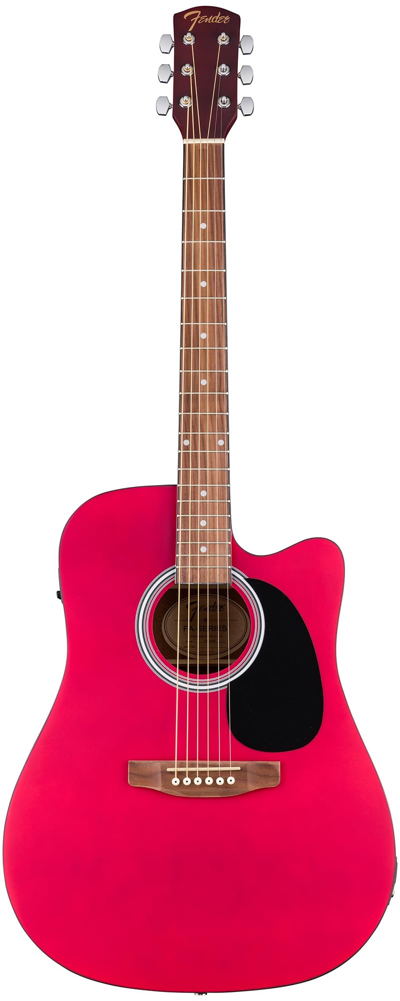 Fender FA Series Dreadnought Acoustic-Electric Guitar - Crimson Red w/ Gig Bag