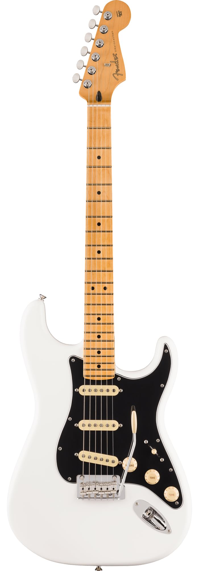 Fender Player II Stratocaster, Maple - Polar White w/ Cleaning Kit