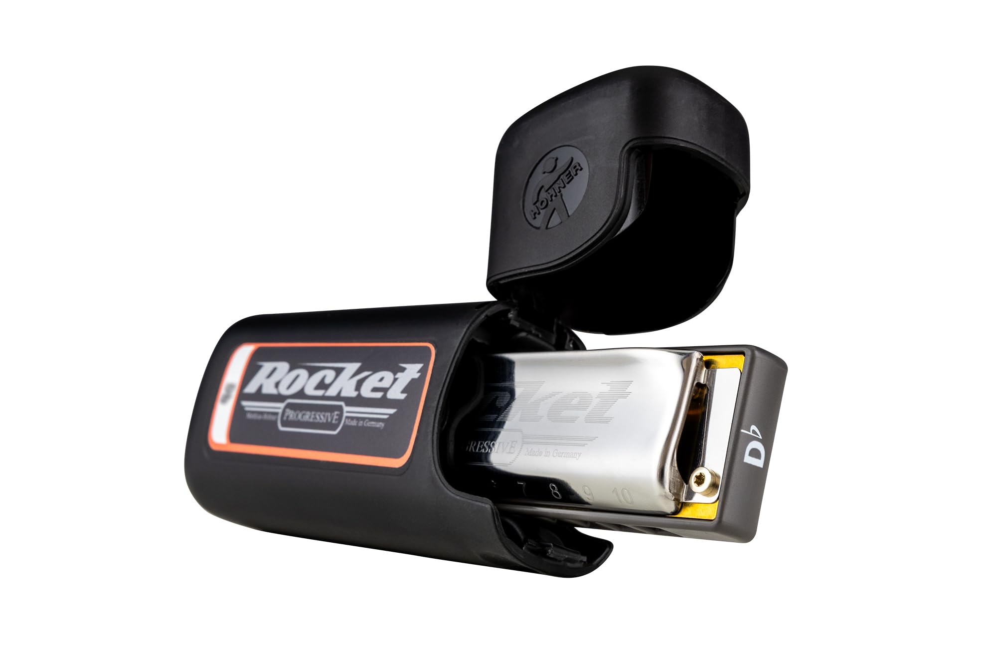 Hohner Progressive Rocket Harmonica - Key of D Flat Major w/ Case