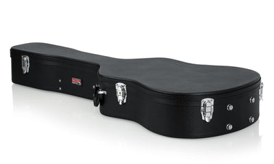 Gator GWE-DREAD12 Wood Case for 6- or 12-String Dreadnought Acoustic Guitars w/ Strap
