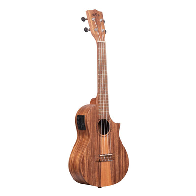 Kala KA-TK-C-CE Teak Tri-Top Concert Acoustic-Electric Ukulele