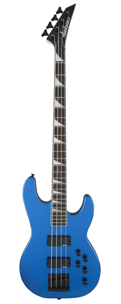 Jackson JS Series Concert Bass JS3 Bass Guitar - Metallic Blue w/ Instrument Cable