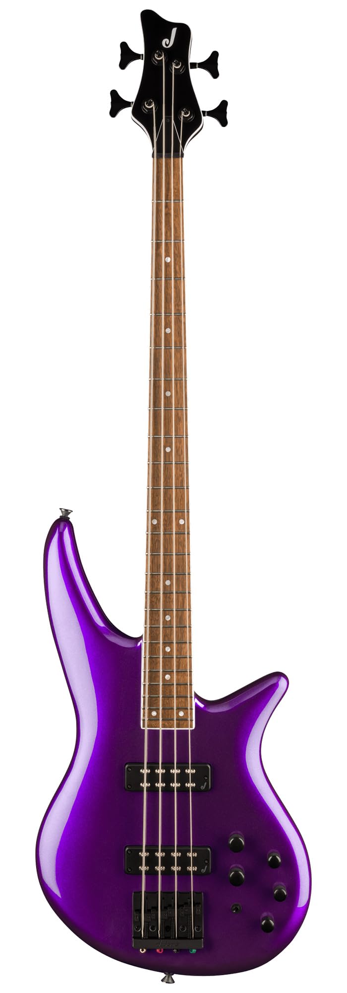 Jackson X Series Spectra Bass SBX IV - Deep Purple Metallic w/ Instrument Cable