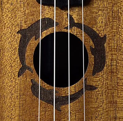 Oscar Schmidt OUN Soprano Ukulele - Dolphin w/ Hard Case