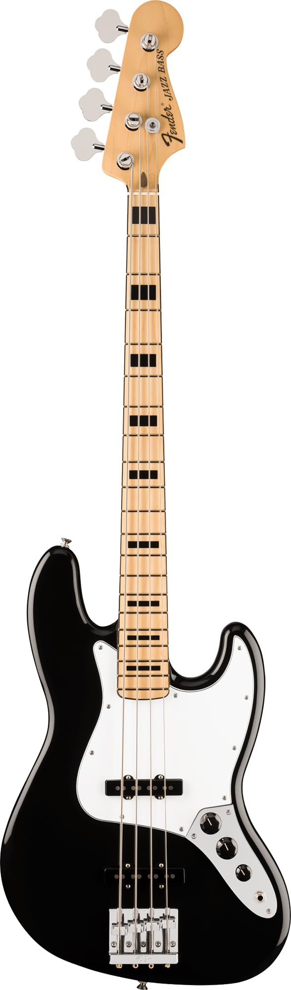 Fender Geddy Lee Jazz Bass - Black w/ Instrument Cable