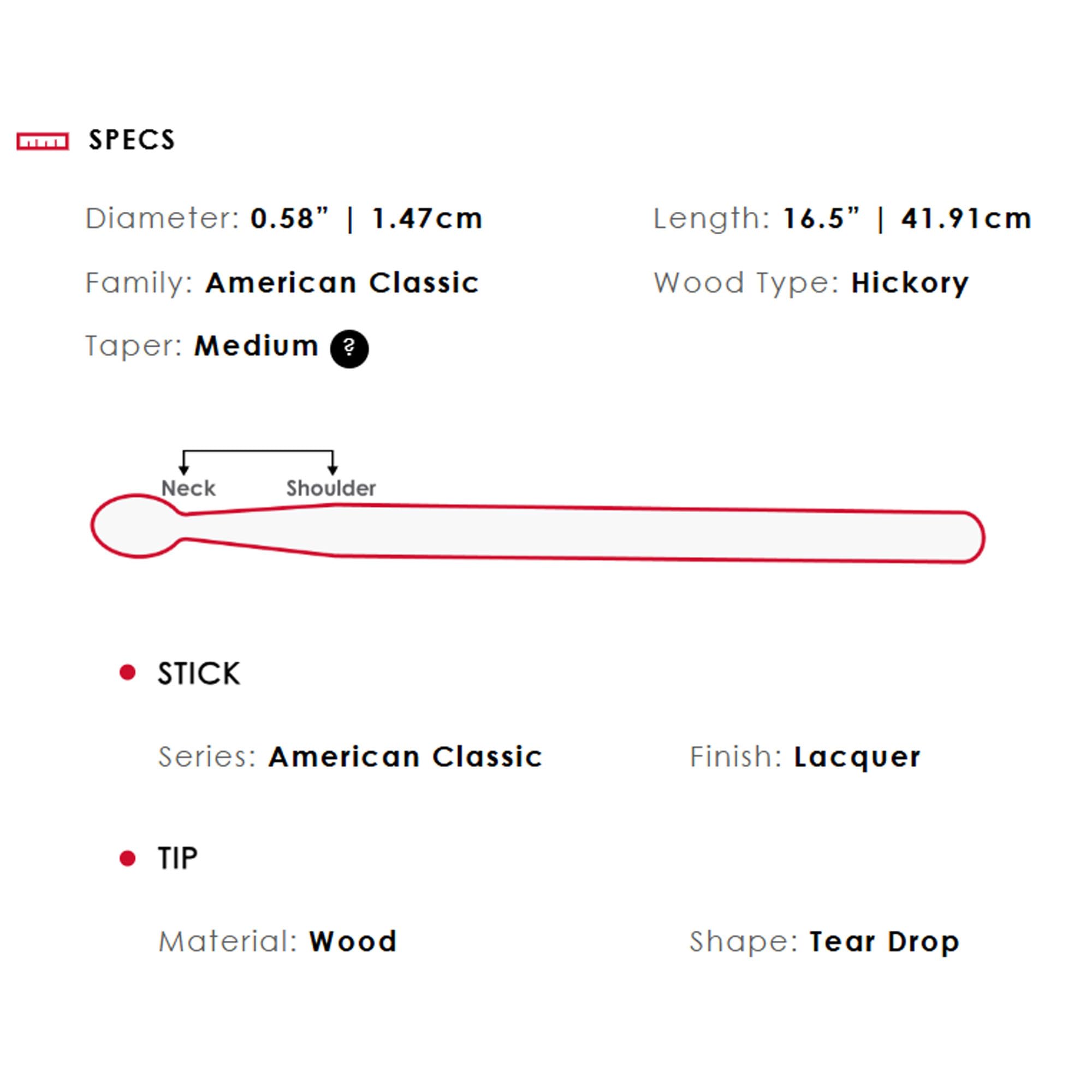 Vic Firth X55A American Classic Extreme 55A Drumsticks - 12 Pack