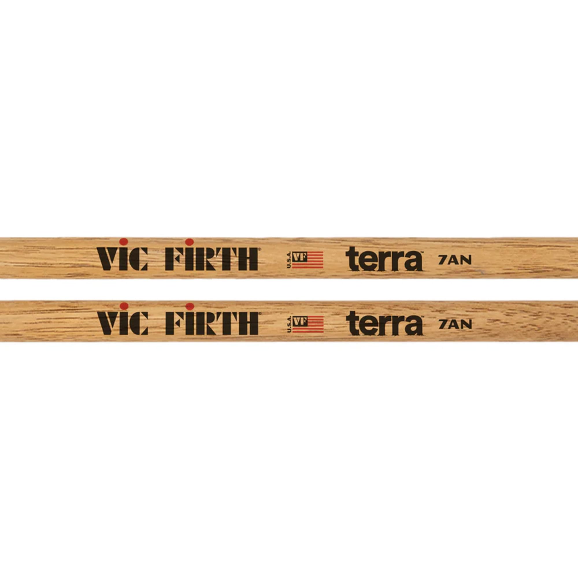 Vic Firth American Classic 7A Terra Series Nylon Tip Drumsticks - 3 Pack