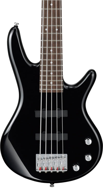 Ibanez GSRM25 SR Gio miKro Short-Scale Bass Guitar - Black w/ Gig Bag