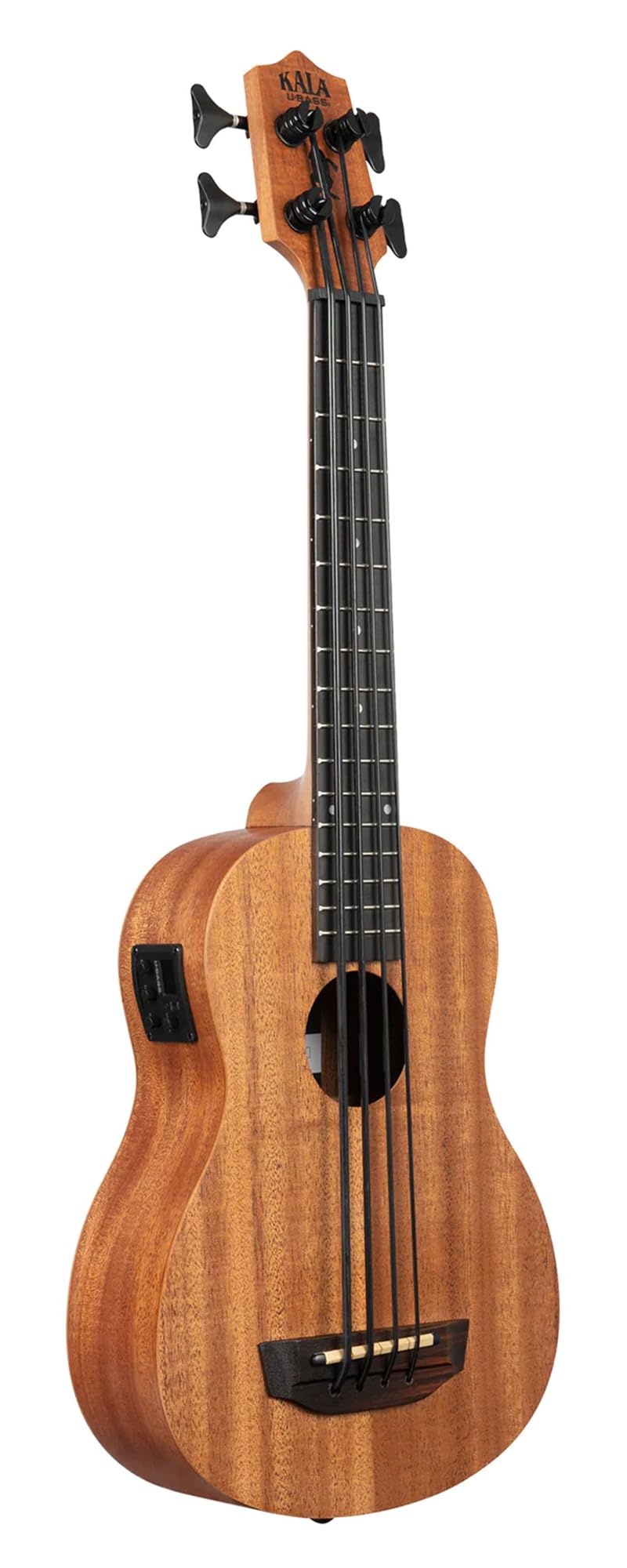 Kala U-BASS-NOMAD-FS Nomad Mahogany U-Bass Acoustic-Electric Ukulele Bass w/ Gig Bag
