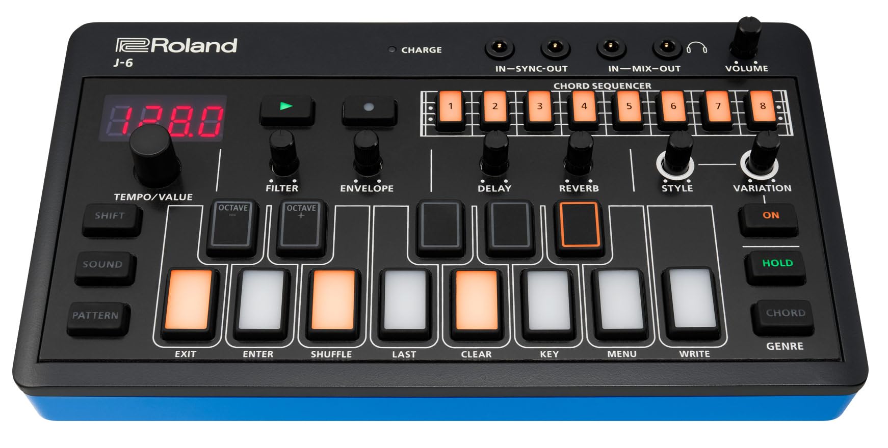 Roland Aira Compact J-6 Chord Synthesizer w/ Audio Cable