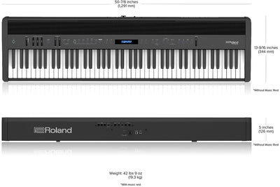 Roland FP-60X 88-Key Digital Piano - Black w/ Sustain Pedal