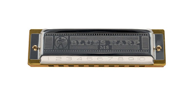 Hohner 532 Blues Harp MS Harmonica - Key of D w/ Instructional Manual