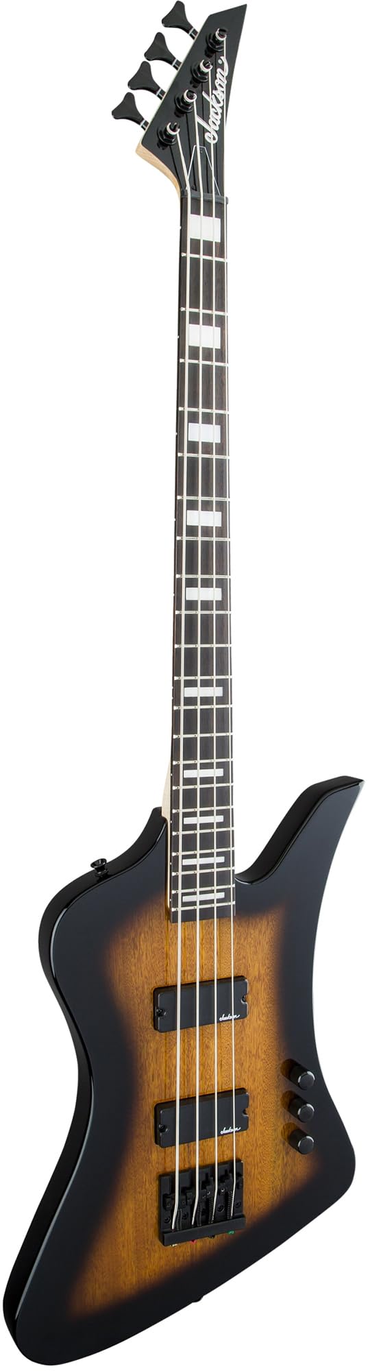 Jackson Kelly Bird JS2 Bass Guitar - Tobacco Burst w/ Instrument Cable