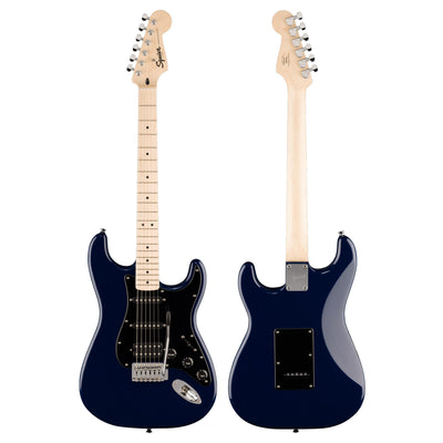 Fender Squier Sonic Stratocaster HSS - Midnight Blue w/ Instrument Cable