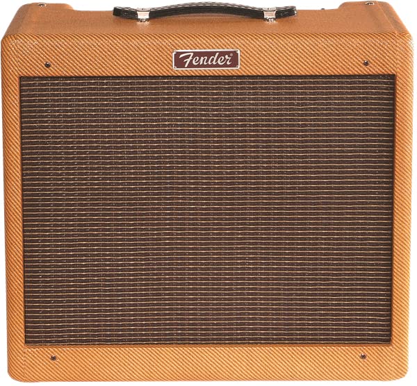 Fender Blues Junior Guitar Combo Amplifier - Lacquered Tweed w/ Fender Amperstand Guitar Cradle