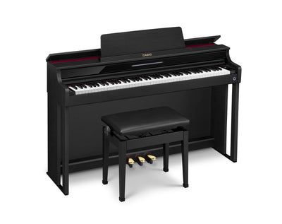 Casio AP-550 Celviano 88-Key Digital Piano - Black w/ Adjustable Bench