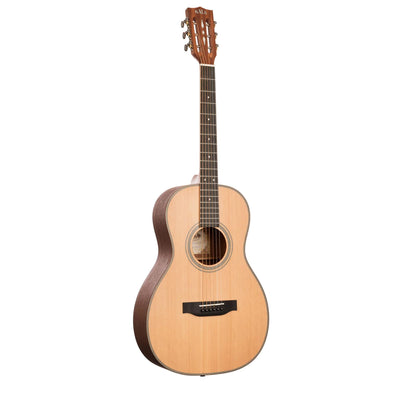 Kala KA-GTR-PLR Solid Cedar Top Parlor Guitar