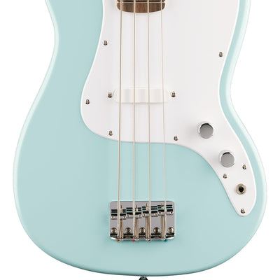 Fender Squier Sonic Bronco Bass Guitar - Daphne Blue w/ Tuner