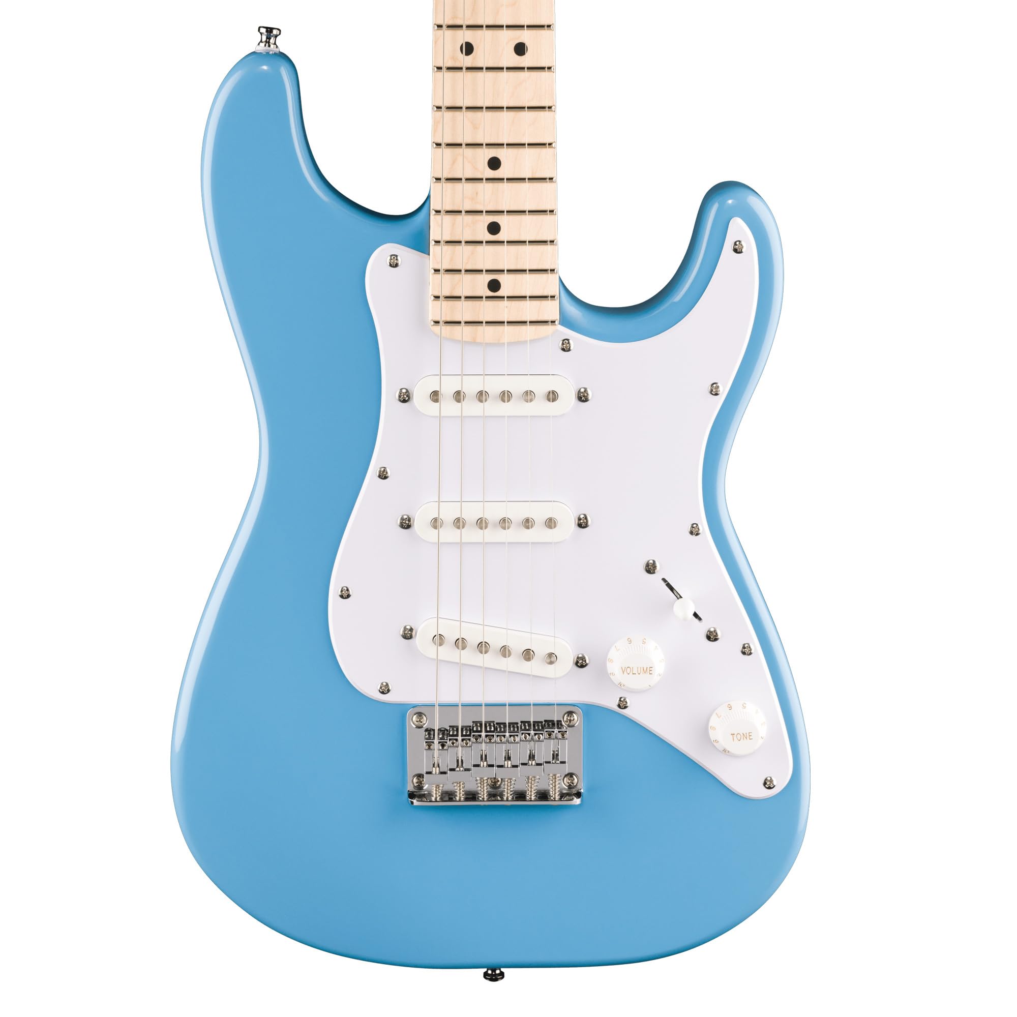 Fender Squier Mini Stratocaster Electric Guitar - California Blue w/ Amplifier