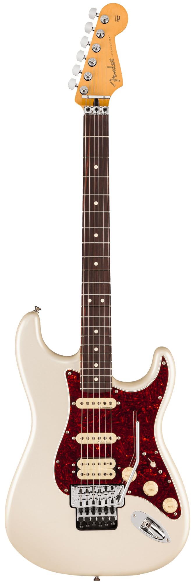 Fender Player II Modified Stratocaster HSS Floyd Rose - Olympic Pearl w/ Instrument Cable